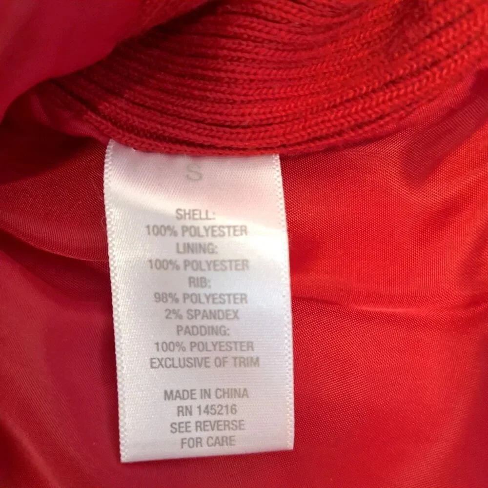 Westport 1962 Women's size S  Full Zipper Quilted Puffer Vest Red - Picture 4 of 6